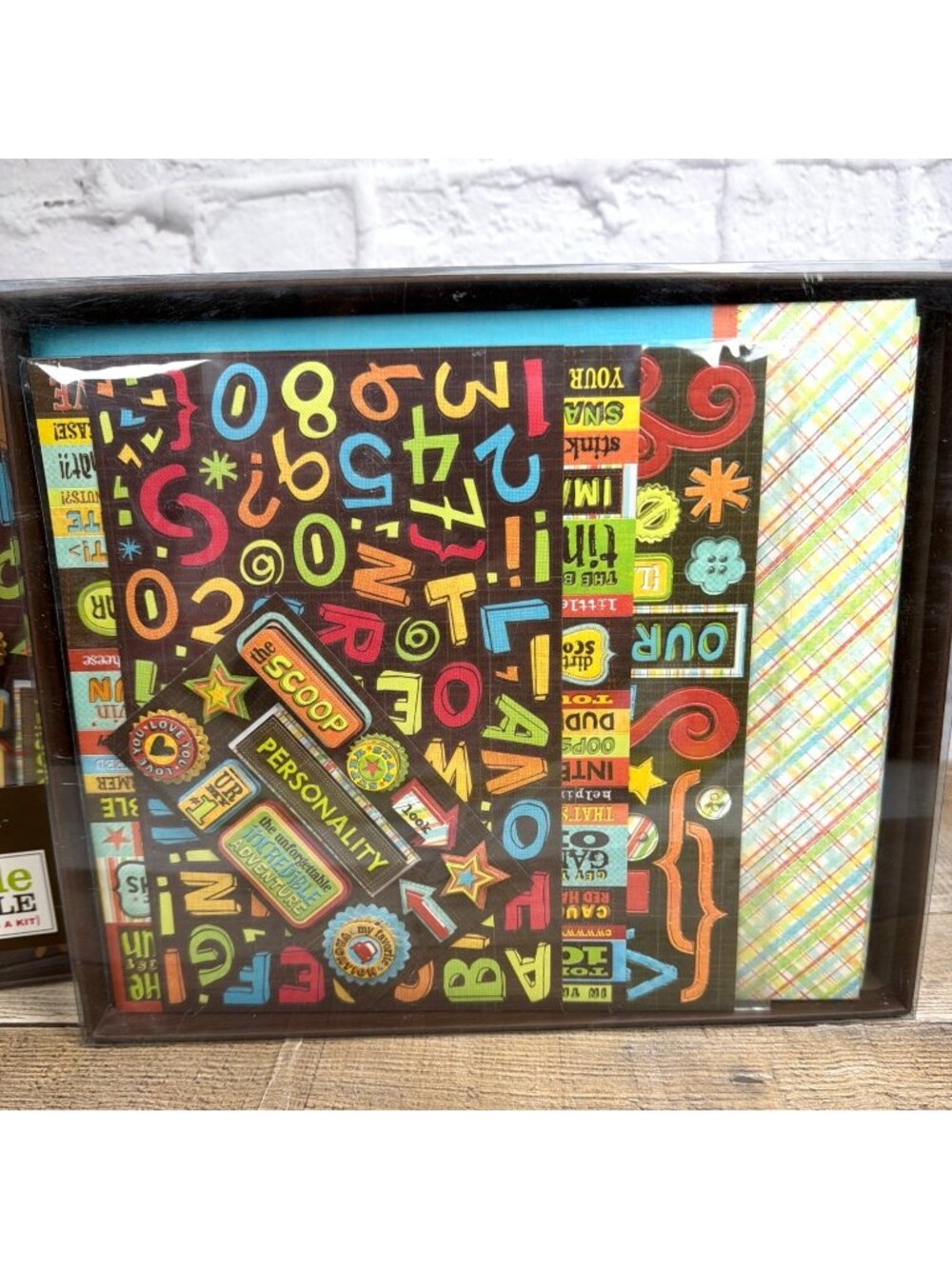 Vintage Set of 2 Made Simple Scrapbook Kit 271 Pieces 8.5x8.5 Album Stickers Lot - Picture 9 of 16